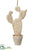 Bunny Ear Cactus Table Top, Ornament - Natural Beige - Pack of 2
