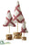 Tree Table Top - Red Beige - Pack of 2