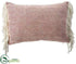 Silk Plants Direct Herringbone Pattern Pillow - Red Beige - Pack of 6