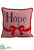 Stripe Hope Pillow - Red Beige - Pack of 2