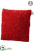 Silk Plants Direct Fur Pillow - Red Beige - Pack of 6