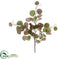 Silk Plants Direct Eucalyptus Spray - Olive Green Beige - Pack of 12