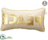 Silk Plants Direct Peace Linen Pillow - Gold Beige - Pack of 6