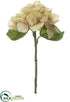 Silk Plants Direct Hydrangea Spray - Rose Beige - Pack of 12