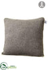 Silk Plants Direct Knit Pillow Taupe - Topez Beige - Pack of 2