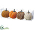 Silk Plants Direct Pumpkin - Brown Beige - Pack of 6