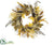 Maple, Oak, Antler, Pine Cone Wreath - Brown Beige - Pack of 1