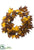 Silk Plants Direct Maple Wreath - Brown Beige - Pack of 2