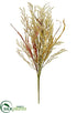 Silk Plants Direct Plastic Rye Grass Spray - Green Beige - Pack of 12