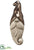 Stoneware Santa Wall Decor - Bronze Beige - Pack of 2