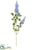 Silk Plants Direct Berry Spray - Blue Metallic - Pack of 12