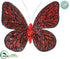Silk Plants Direct Butterfly - Red - Pack of 12