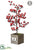 Berry Tree - Red - Pack of 4