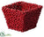 Berry Square Container - Red - Pack of 12