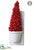 Cone Topiary - Red - Pack of 4