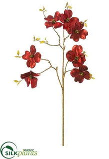 Metallic Dogwood Spray - Red - Pack of 12