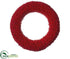 Silk Plants Direct Mini Berry Wreath - Red - Pack of 6