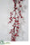 Plastic Berry Garland - Red - Pack of 6