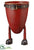 Metal Santa Pants Planter - Red - Pack of 2