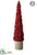 Berry Cone Topiary - Red - Pack of 1
