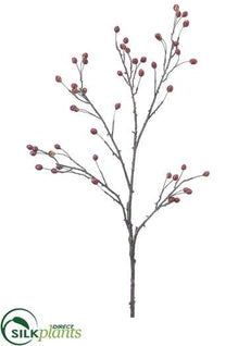 Aralia Leaf Spray - Red - Pack of 12