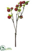 Silk Plants Direct Crabapple Spray - Red - Pack of 48