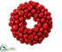 Silk Plants Direct Apple Wreath - Red - Pack of 1