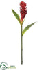 Silk Plants Direct Ginger Flower Spray - Red - Pack of 6