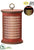 Battery Operated Lantern With Light - Red - Pack of 1