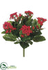 Silk Plants Direct Kalanchoe Bush - Red - Pack of 6