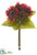 Silk Plants Direct Sunflower Bouquet - Red - Pack of 12
