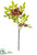 Plastic Nandina Berry Branch - Red - Pack of 12