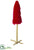 Pompom Topiary Tree - Red - Pack of 2