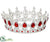 Rhinestone Crown - Red - Pack of 4