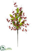 Silk Plants Direct Berry Spray - Red - Pack of 24