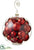 Plastic Gift Ornament - Red - Pack of 6