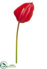 Silk Plants Direct Anthurium Spray - Red - Pack of 12