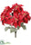 Rich Velvet Poinsettia Bush - Red - Pack of 4