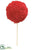 Pompon Pick - Red - Pack of 24