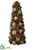 Pine Cone, Pine Topiary - Brown Red - Pack of 2