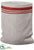 Silk Plants Direct Bag Container - Cream Red - Pack of 1