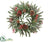 Berry, Pine Cone, Pine Wreath - Green Red - Pack of 1