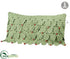 Silk Plants Direct Pillow With Bells - Green Red - Pack of 3