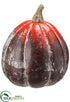 Silk Plants Direct Pumpkin - Burgundy Red - Pack of 2