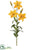 Asiatic Tiger Lily Spray - Yellow - Pack of 6