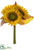 Sunflower, Sedum, Fern Bundle - Yellow - Pack of 12