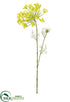 Silk Plants Direct Dill Spray - Yellow - Pack of 6