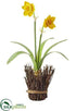 Silk Plants Direct Daffodil - Yellow - Pack of 6