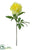 Peony Spray - Yellow - Pack of 12