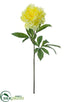 Silk Plants Direct Peony Spray - Yellow - Pack of 12